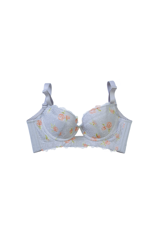 調整型內衣【芳華】繁花藍·立體杯